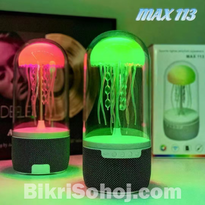 Colorful Jellyfish Lamp + Bluetooth Speaker – MAX 113✨
